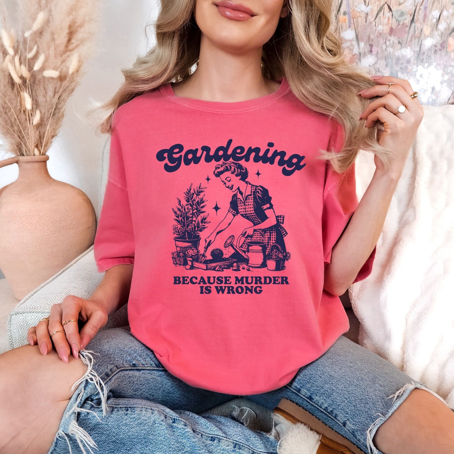 PREORDER: Gardening Because Graphic Tee