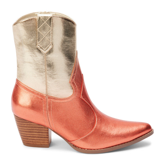 Bambi Western Boot in Gold Ombre
