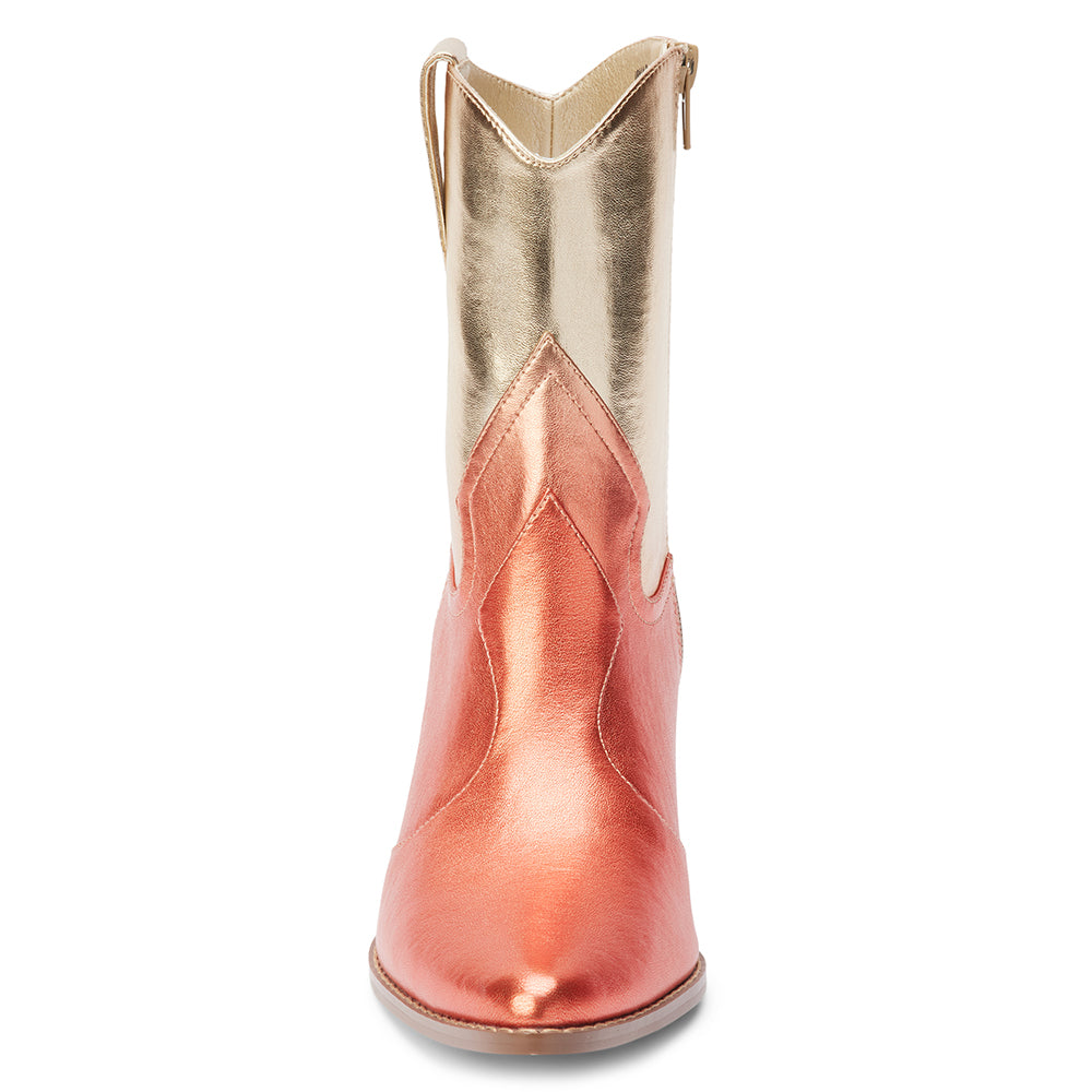Bambi Western Boot in Gold Ombre