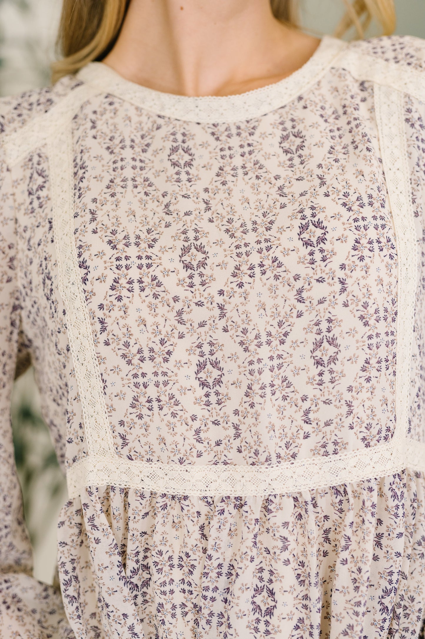 Gorgeous Girl Floral Peplum Blouse