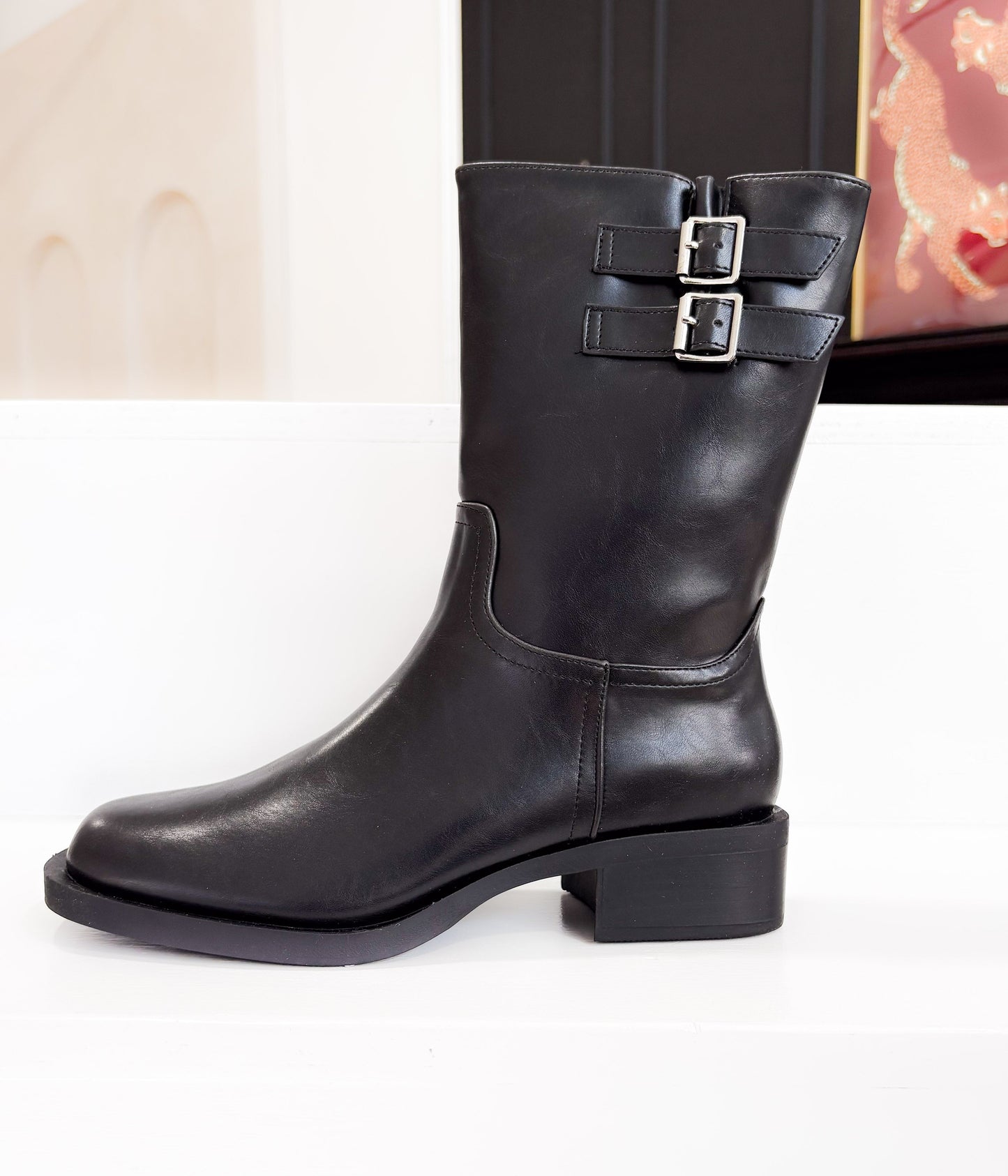 Basil Moto Boot in Black
