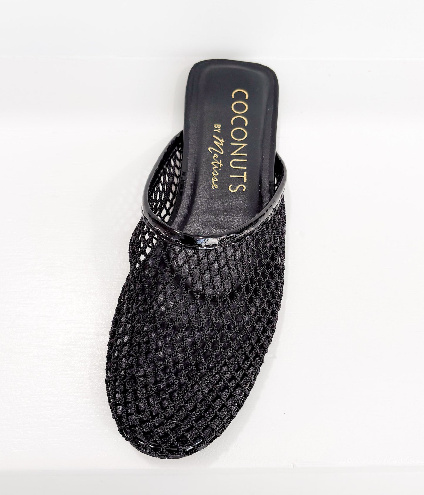 Brooklyn Flat Mule in Black