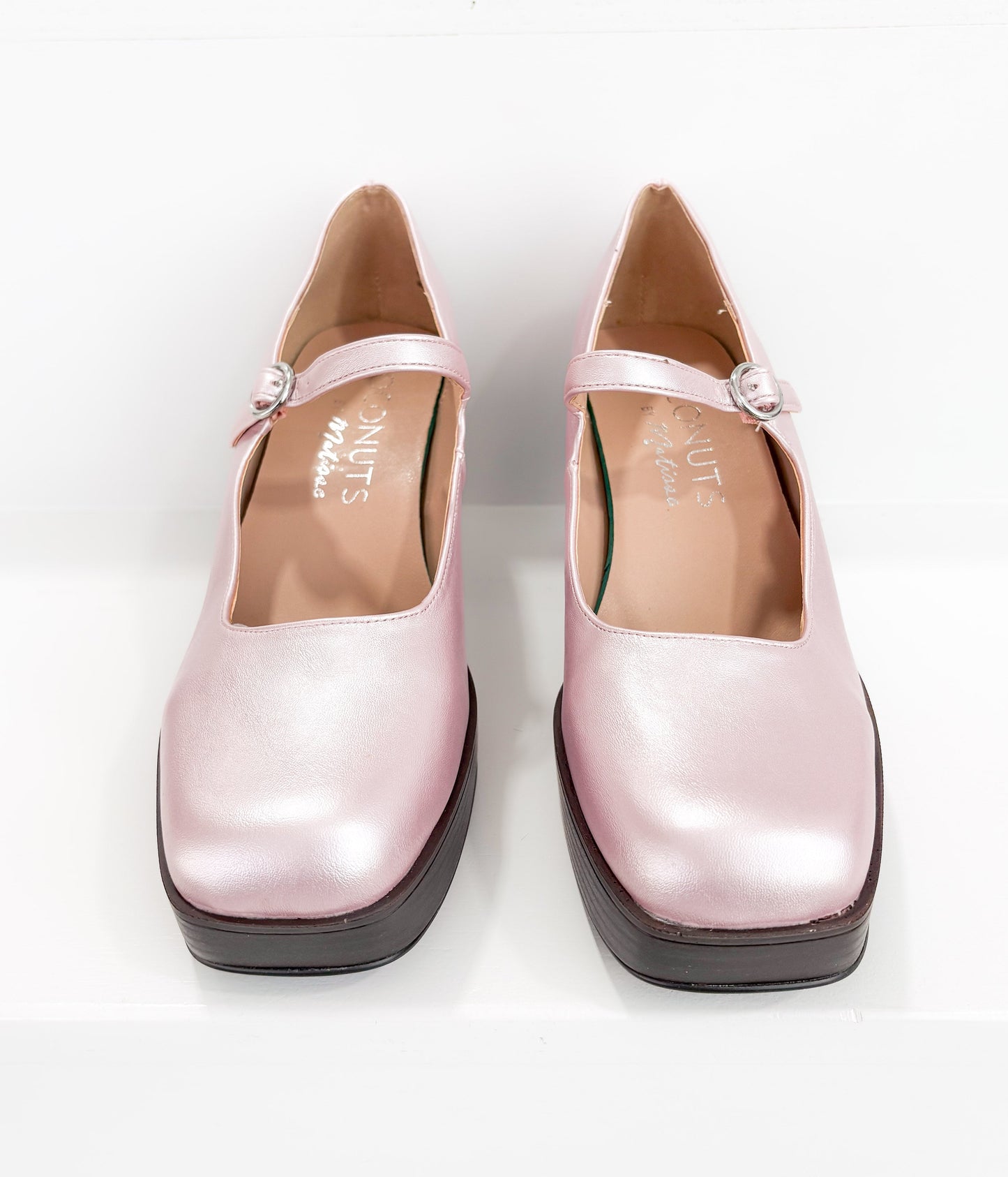 Matilda Platform Heel In Metallic Rose