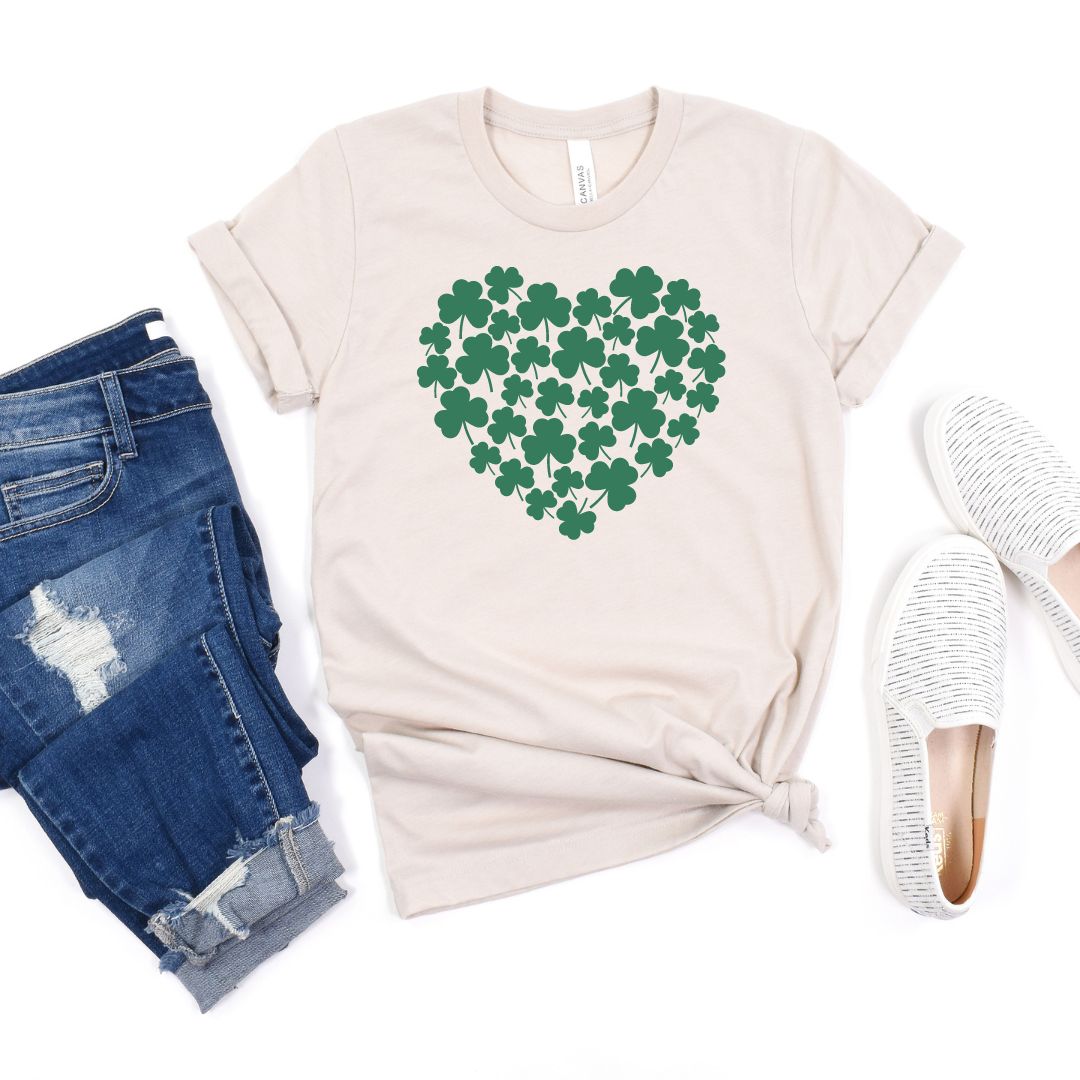 PREORDER: Shamrock Heart Graphic Tee