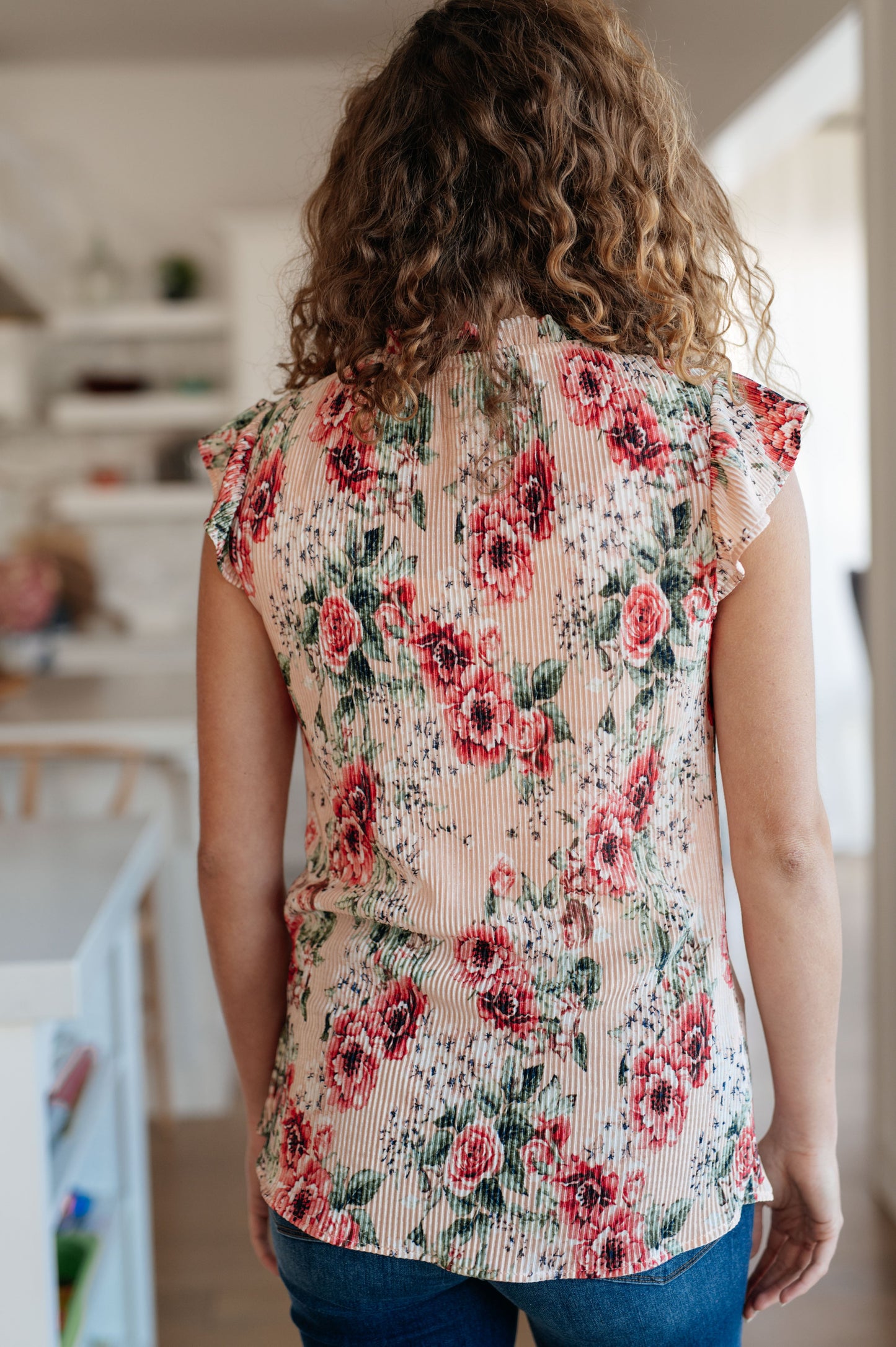 Making Me Blush Floral Top